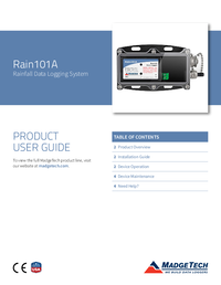 Thumbnail of document Manual - Rain101A Rainfall Data Logging System